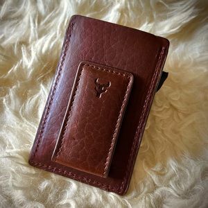 Trask Bison Leather Wallet